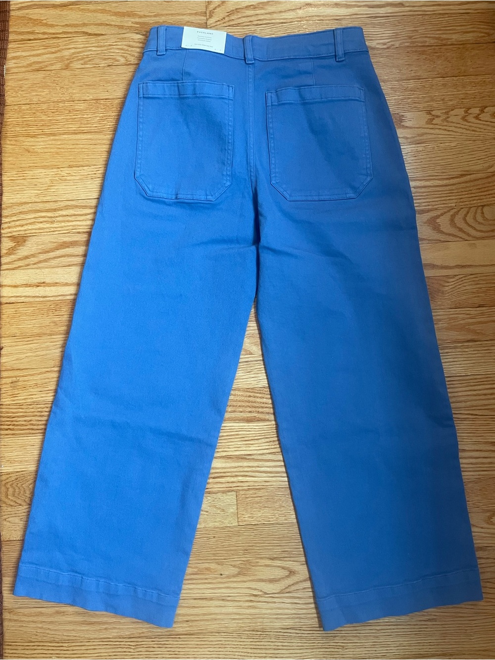 Everlane Wide-Leg Pants in Bright Blue - Picture 2 of 4